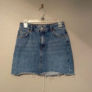 Denim Mini Skirt